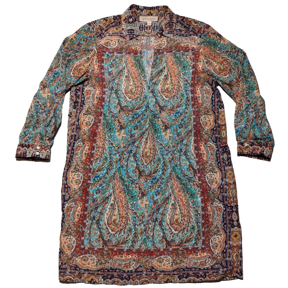 PHILOSOPHY Republic Clothing Women Medium Paisley Print Tunic Dress